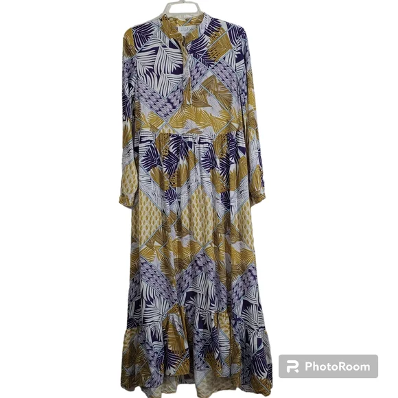 NWT Anthropologie x Mare Mare Lynda Maxi Dress XS Boho Cottagecore Floral - Picture 2 of 14